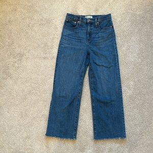 Madewell Slim Wide-leg Crop Jeans